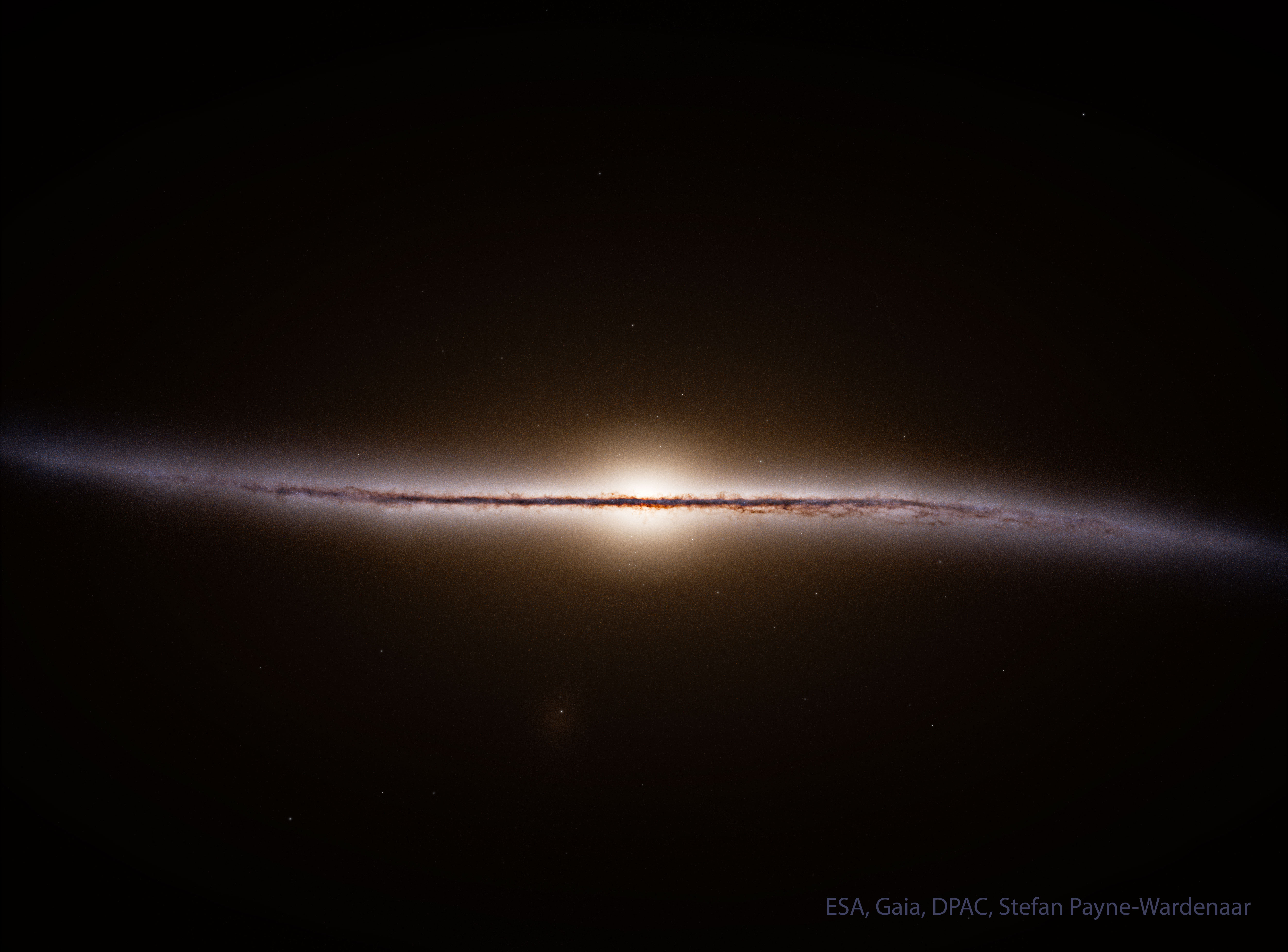 APOD: 2025 May 12 B Gaia Reconstructs a Side View of our Galaxy