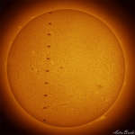 APOD: 2025 May 21 B International Space Station Crosses the Sun