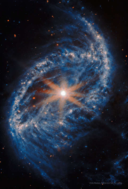 APOD: 2025 May 26 B Spiral Galaxy NGC 2566 from Webb