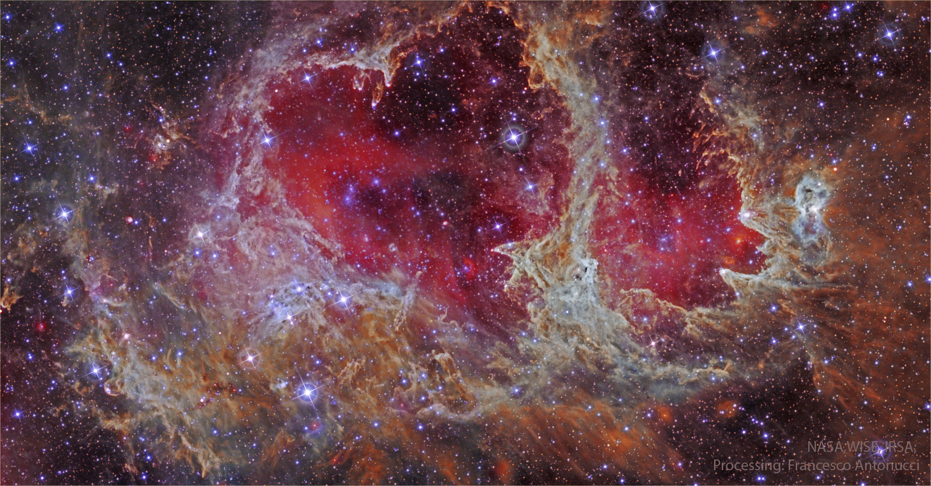 APOD: 2025 June 23 B W5: Pillars of Star Formation