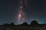 APOD: 2025 August 2  Fireflies, Meteors, and Milky Way