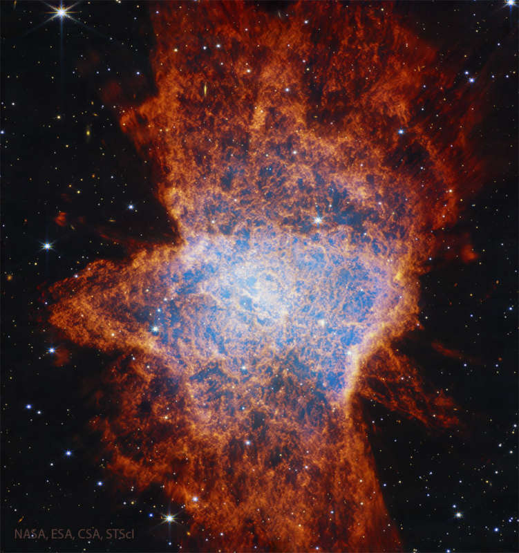 APOD: 2025 August 5 B NGC 6072: A Complex Planetary Nebula from Webb